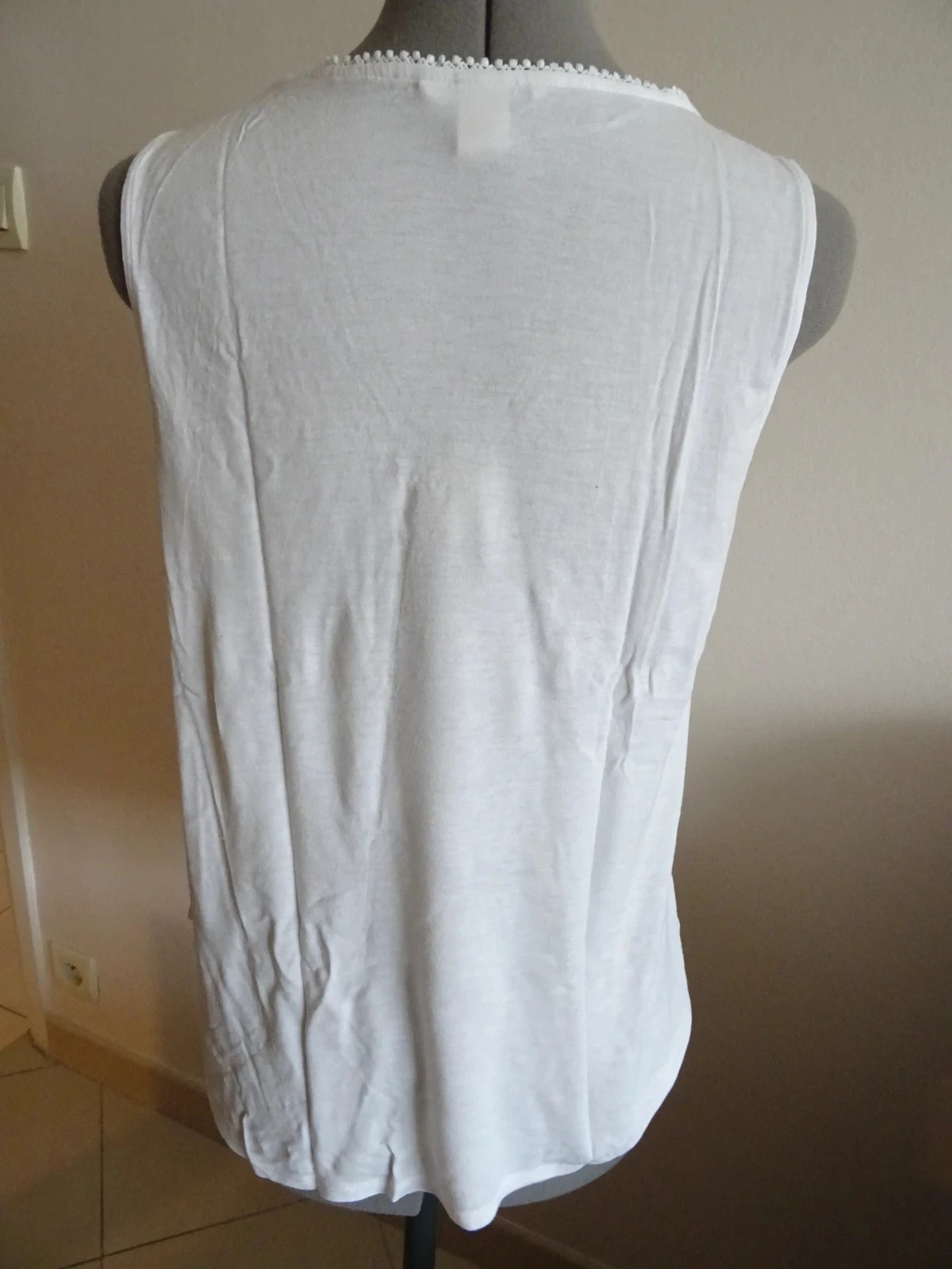 White H&M lace top size M – photo 3